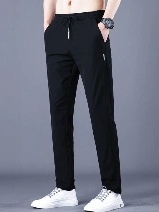 StyleCast Men Relaxed Fit Mid-Rise Trouser