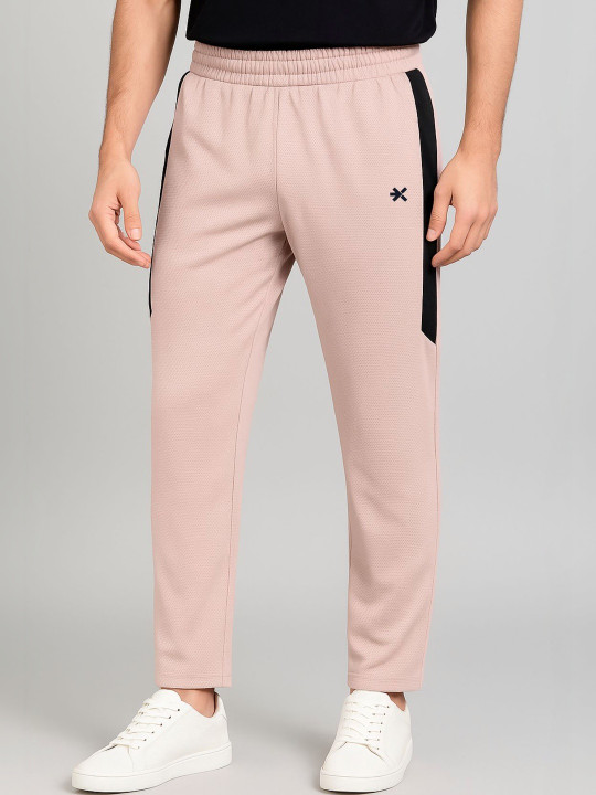 HRX by Hrithik Roshan Men Striped Mid-Rise Cricket Track Pants
