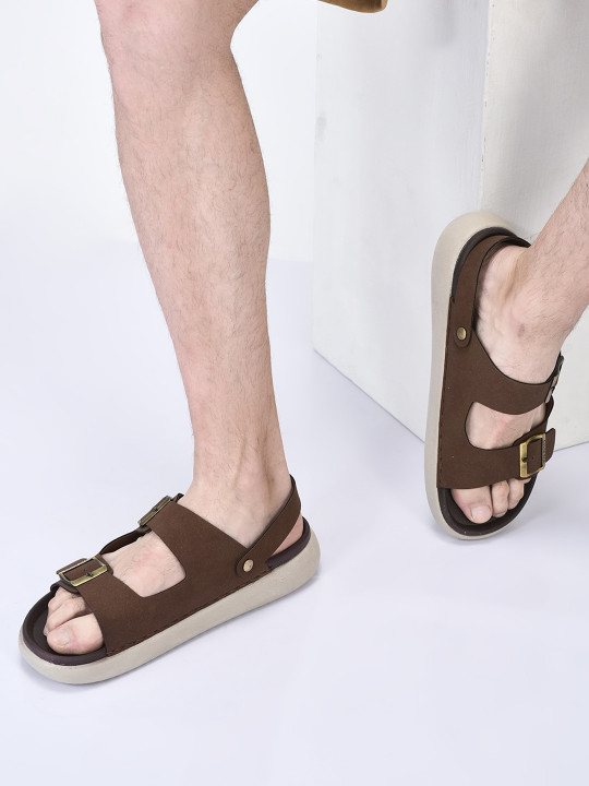 FAUSTO Men Open Toe Waterproof Comfort Sandals