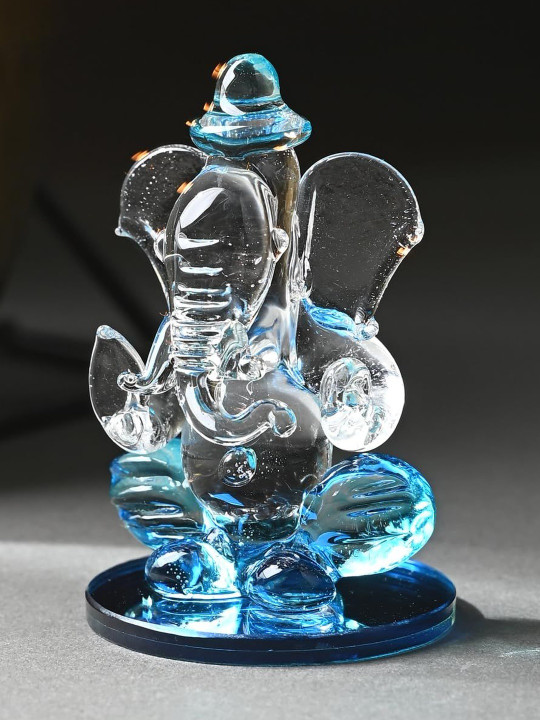 SOMIL Glass Ethnic Motifs Religious Idol 3D Cutout Showpiece