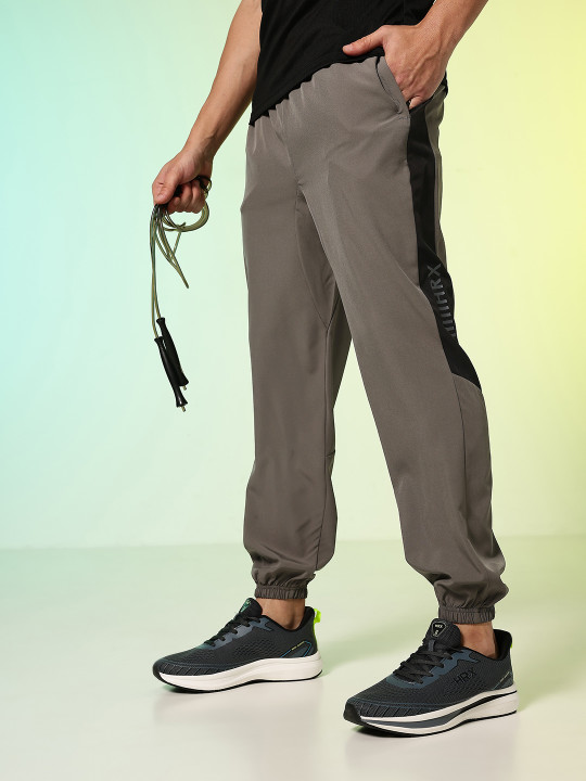 HRX by Hrithik Roshan Men Brand Logo Printed Rapid-Dry Training Joggers