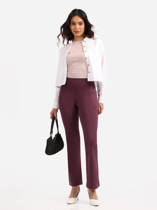 Blissclub Women High Waist The Ultimate Flare Track Pants - Tall