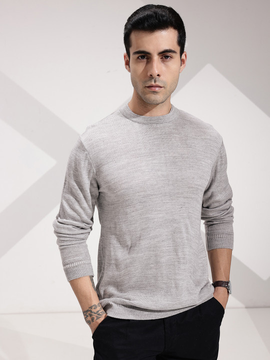 INVICTUS Round Neck Pullover Sweater