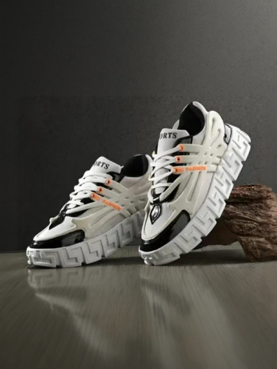 DENSU Men Colourblocked Sneakers Casual Shoes