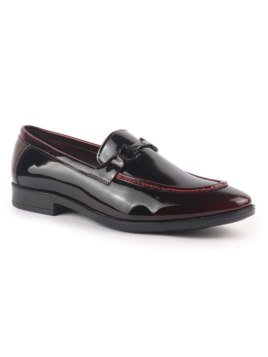FAUSTO Men Round Toe Slip-On Shoes