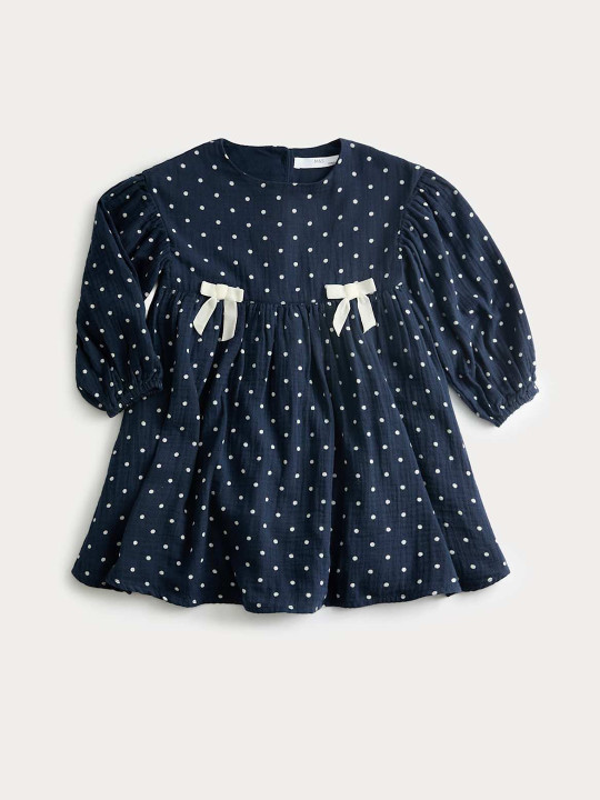 Marks & Spencer Cotton Rich Polka Dot Dress