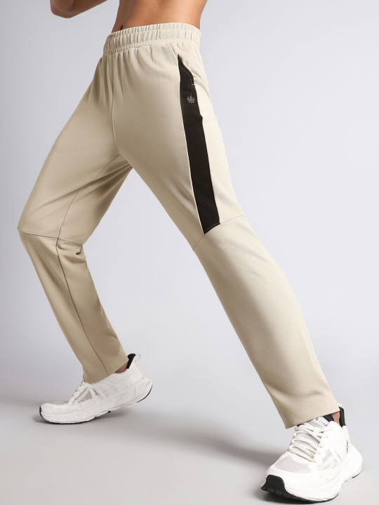 CULT Men Colourblocked Mid-Rise Running Track Pant