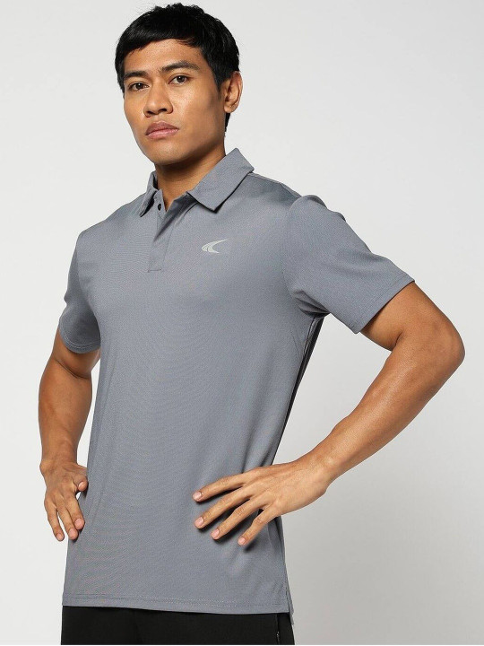 Performax Men Brand Logo Polo Collar T-shirt