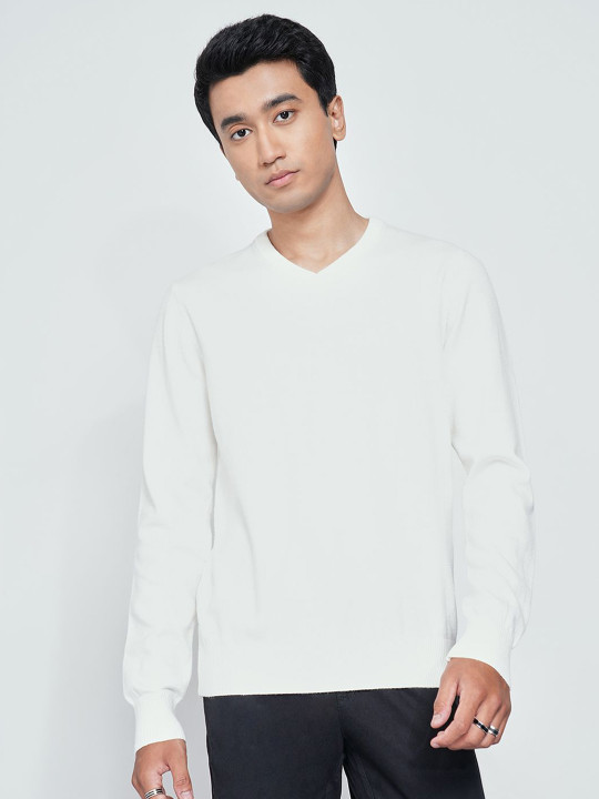 Peregrine by Pantaloons Men Long Sleeves Pullover Sweaters