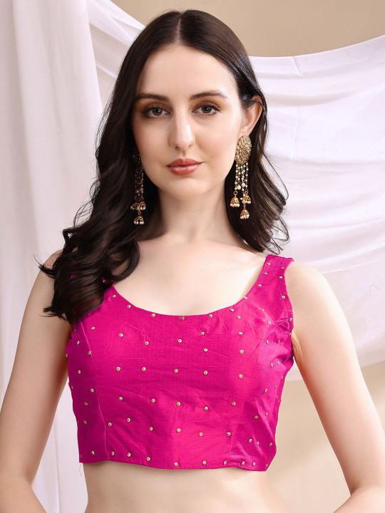 HERE&NOW Women Embellished Saree Blouse