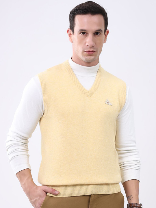 Monte Carlo Men Woollen V Neck Sweater Vest