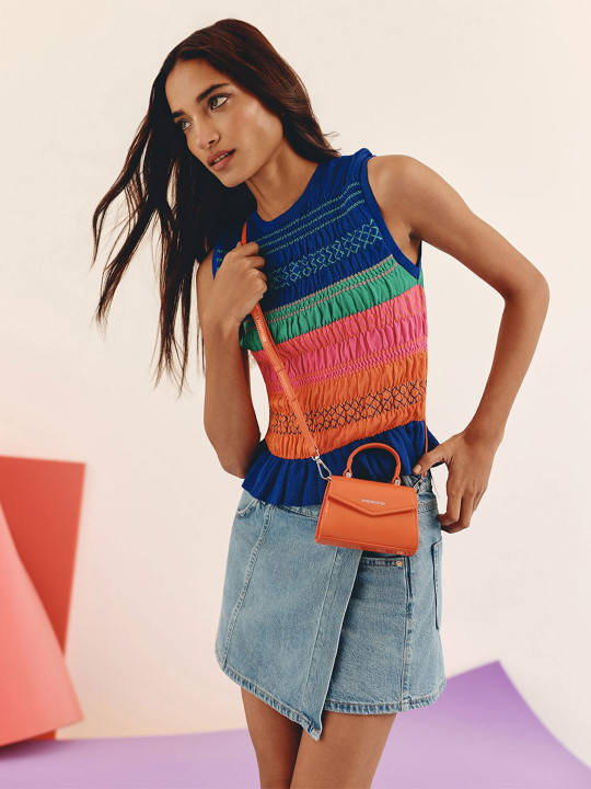 MIRAGGIO Women Solid Crossbody Satchel Bag