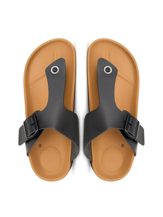 TRAVELKHUSHI Men Thong Flip-Flops