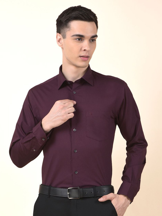 Cantabil Men Spread Collar Comfort Formal Shirt