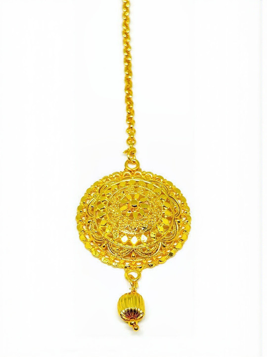 Mansi Jewl Point Gold-Plated Maang Tikka
