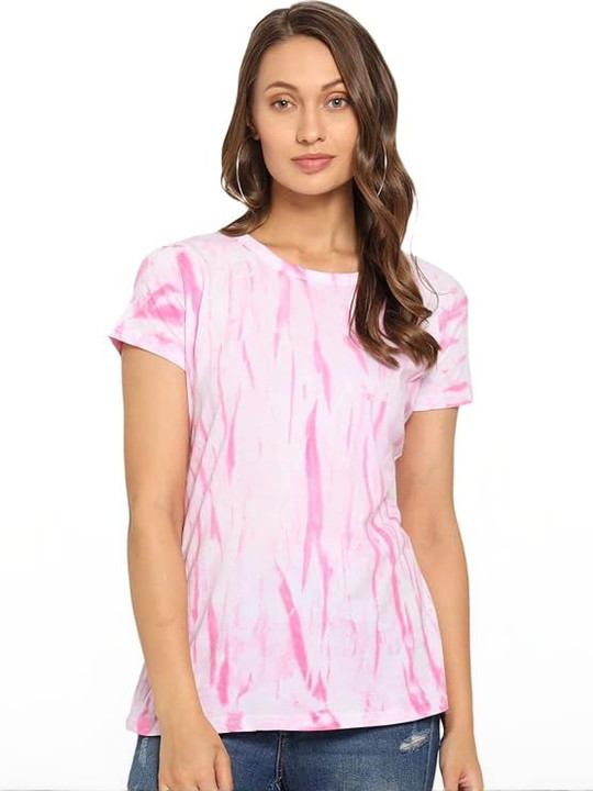 Funday Fashion Women Tie and Dye Dyed T-shirt