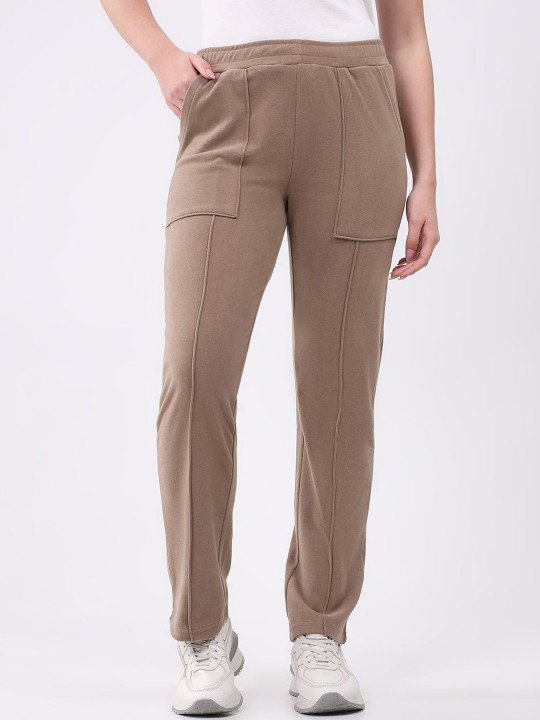 Monte Carlo Women Regular Fit Mid-Rise Track Pants