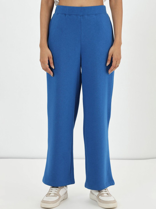 FEMMELLA Women Straight Fit Mid-Rise Track Pants