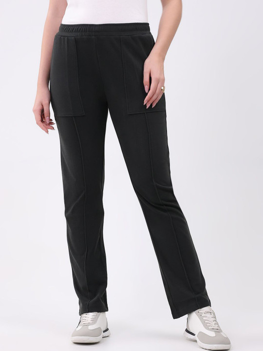 Monte Carlo Women Regular Fit Mid-Rise Track Pants