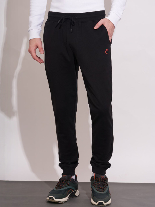 Being Human Men Regular Fit Pure Cotton Joggers