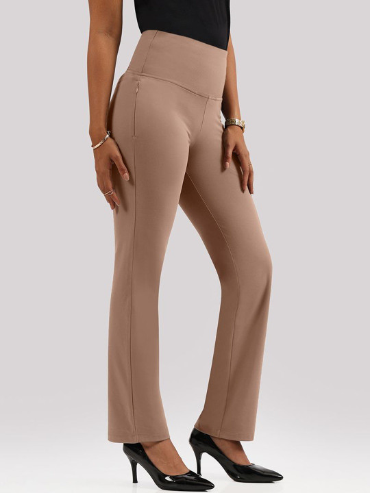 Blissclub Women Sculpt Straight Fit Trousers