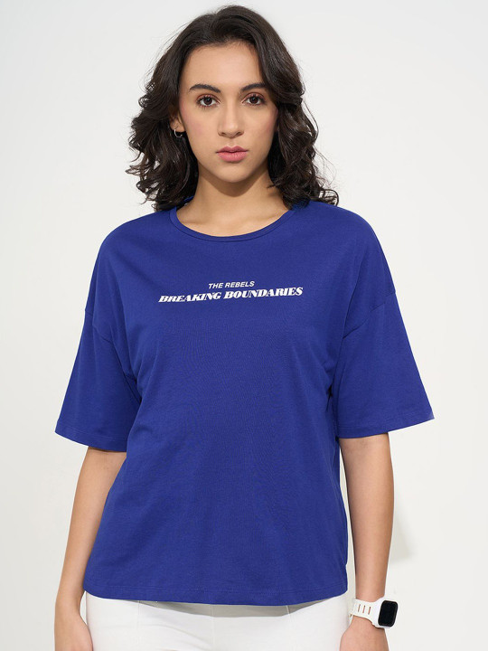 Ajile by Pantaloons Women Typography Printed 1 T-shirt