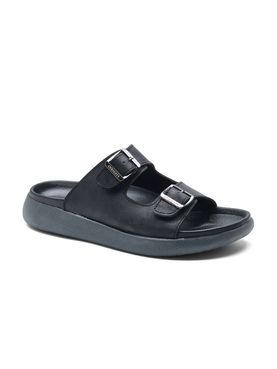 ASIAN Men Sliders With Buckle Detail