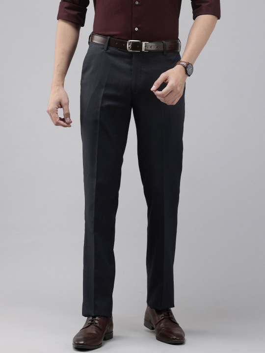 Arrow Men Hudson Tailored Fit Formal Trousers