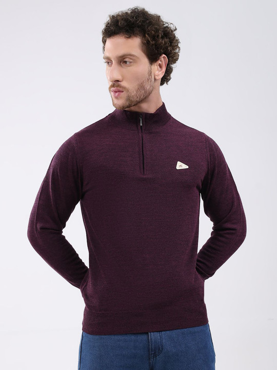 Monte Carlo Mock Collar Pullover Sweater