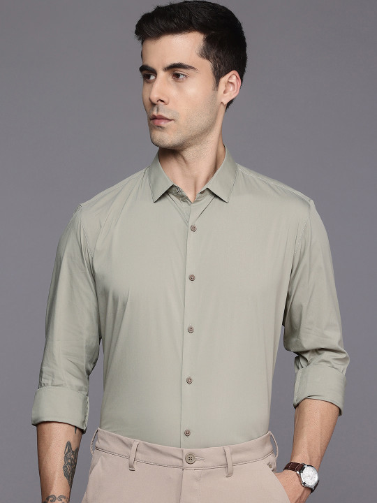 Louis Philippe Ath.Work Super Slim Fit Semiformal Shirt