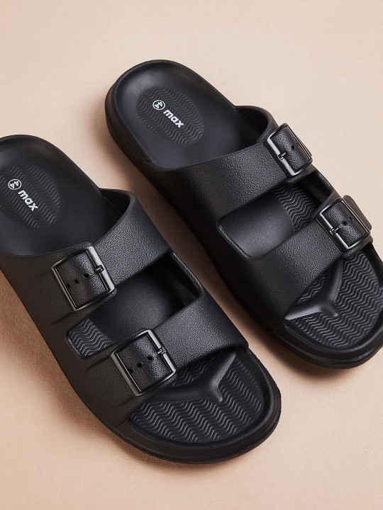 max Men Buckle Detailed Sliders