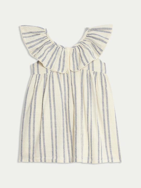 Marks & Spencer Pure Cotton Striped Dress