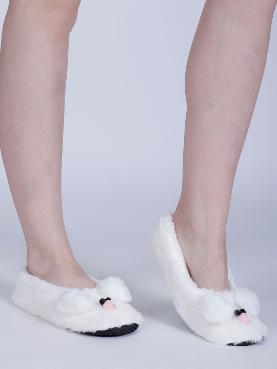 Dollar Unisex Wool Blend White Socks
