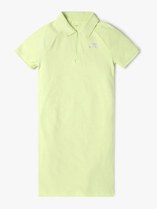 GAP Girls Pure Cotton Polo Neck T-Shirt Dress