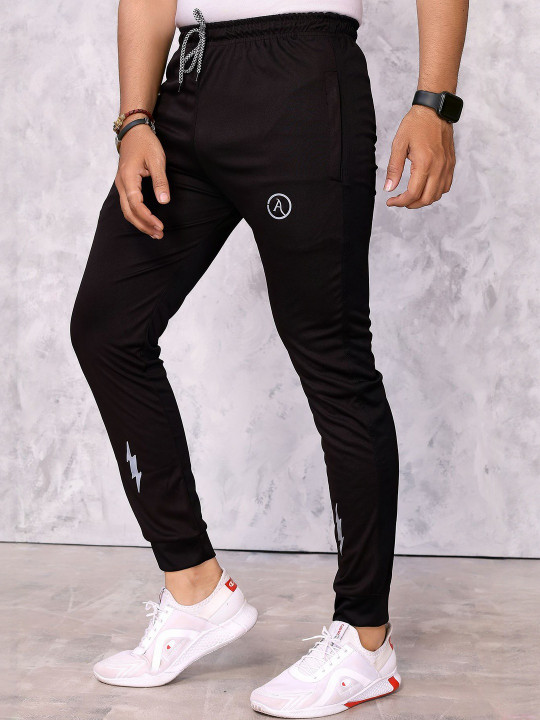 Moda Rapido Men Pack of 2 Plain Lycra Casual & Gym Wear Track Pants