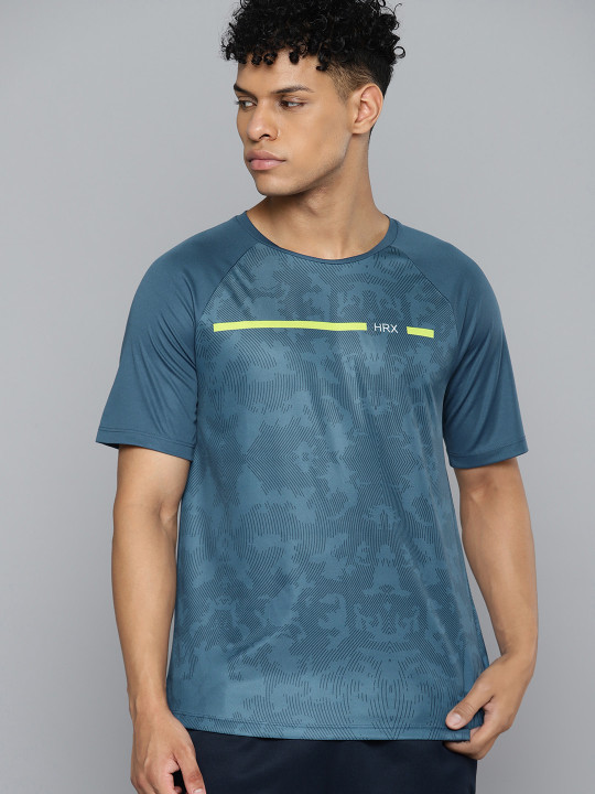 HRX by Hrithik Roshan Rapid-Dry Printed Training T-shirt