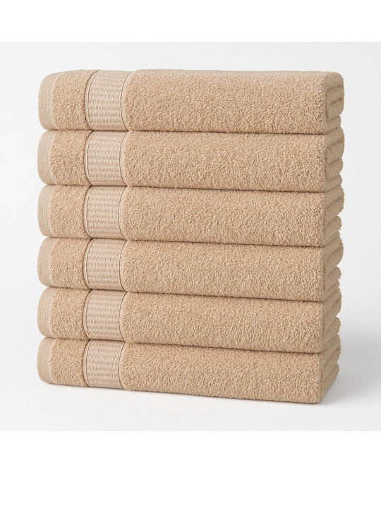 Dollar Pack of 6 Bamboo Hand Towel Ultra Absorbent & Odour-Free