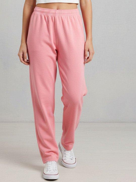 SANDPIPER Women Straight-Fit Mid-Rise Track Pants