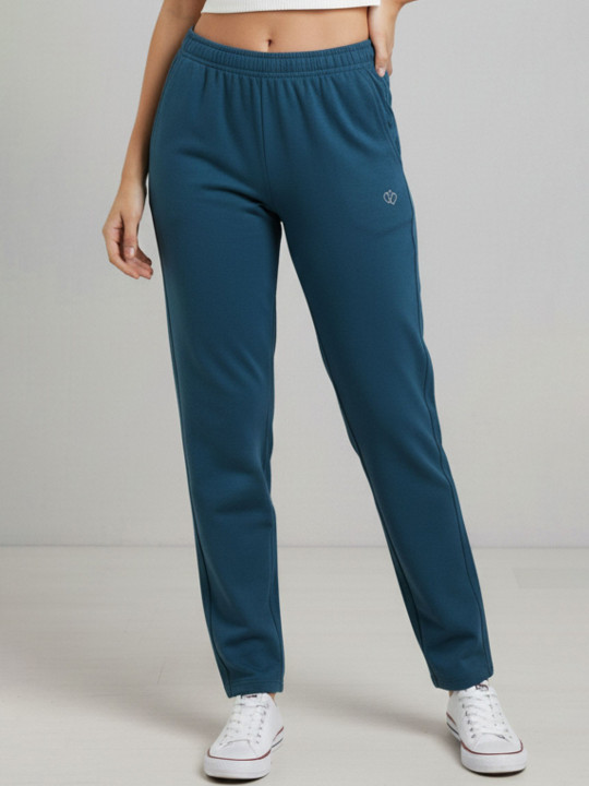 SANDPIPER Women Straight-Fit Mid-Rise Track Pants