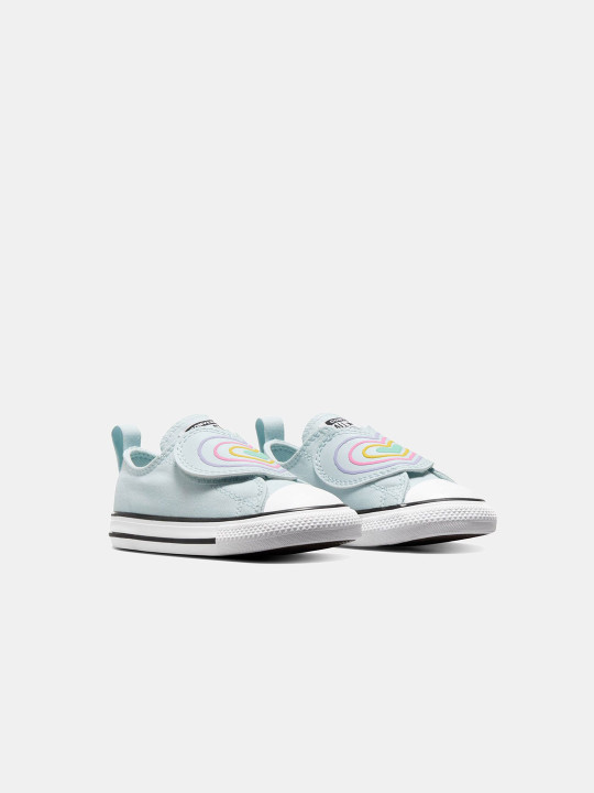 Converse Infant Chuck Taylor All Star Heart Strap Easy On Low Top Sneakers