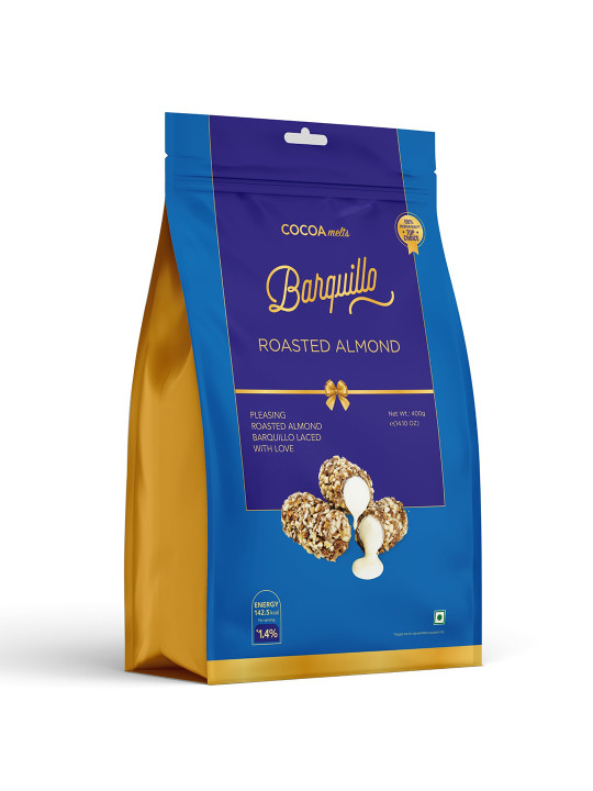Barquillo 20 Pcs Premium Roasted Almond Chocolate - 400g