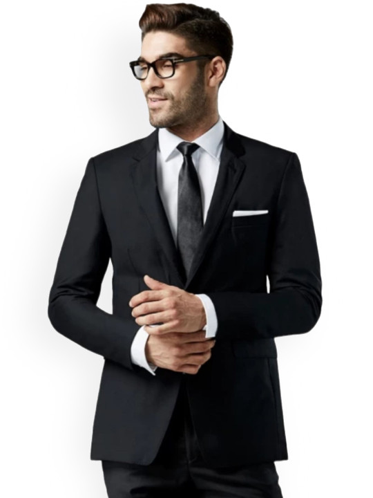 MEN BAZAR in Slim-Fit Single-Breasted Blazer