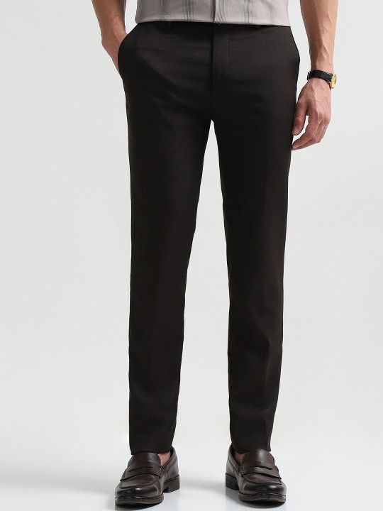 Arrow New York Men Slim Fit Formal Trousers