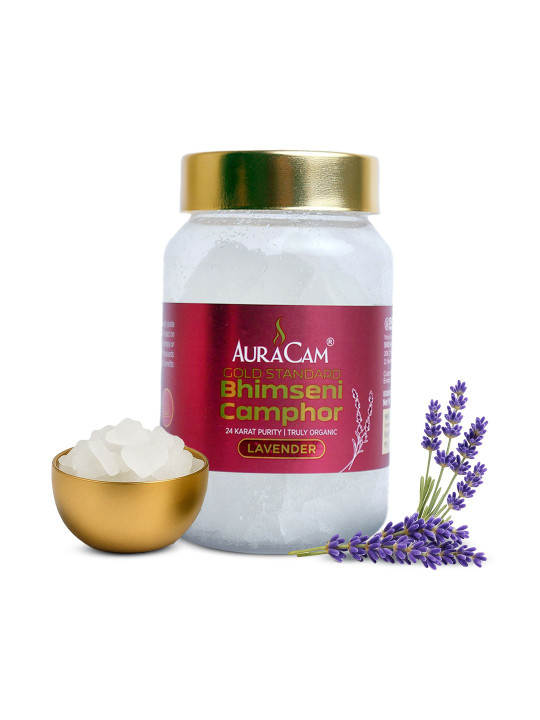 AuraCam Lavender Fragrance Wooden Camphor