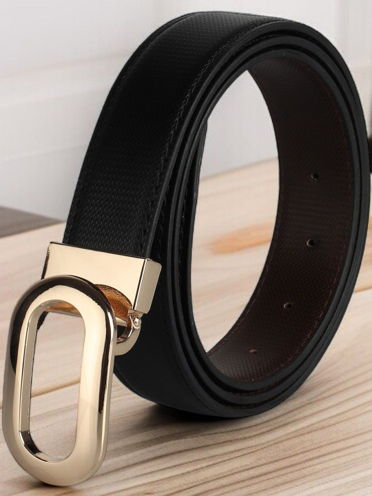 Roadster Men Textured PU Formal Belt