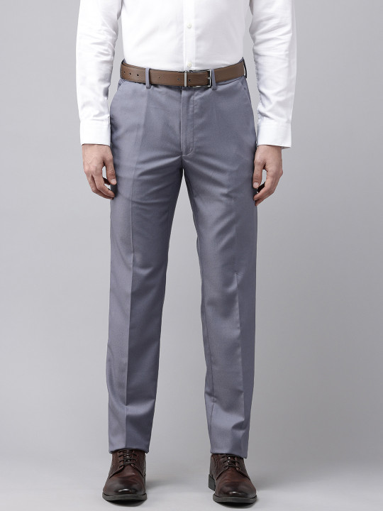 Van Heusen Men Slim Fit Formal Trousers