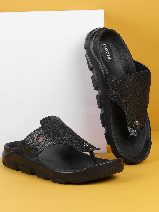 Mochi Cushioned Footbed Leather Comfort Sandals