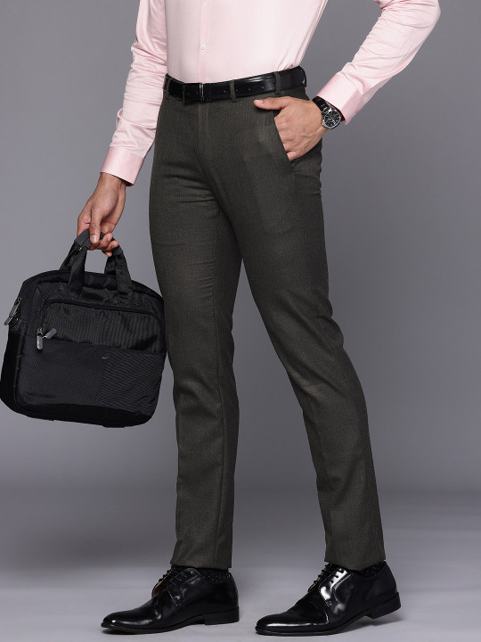 Raymond Men Slim Fit Formal Trousers