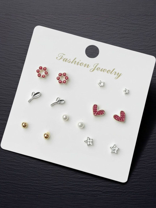 DressBerry Silver-Plated Alloy Earrings