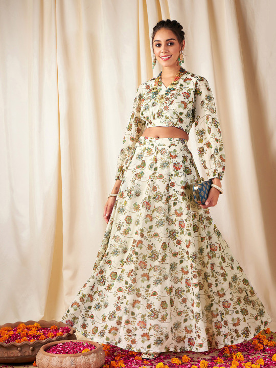 Shae by SASSAFRAS Printed Ready to Wear Lehenga & Choli